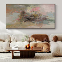 Load image into Gallery viewer, Soft - Toned Floral Abstract Canvas Painting, Great for Bohemian Bedroom &amp; Relaxing Lounge LargeART1167
