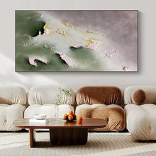 Load image into Gallery viewer, Pastel Textured Abstract Canvas Painting, Perfect for Bohemian Bedroom &amp; Soft - Toned Nursery LargeART1225
