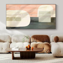 Load image into Gallery viewer, Soft Color Block Abstract Acrylic Art, Nice for Nursery &amp; Light - Filled Sunroom LargeART1048
