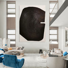 Load image into Gallery viewer, “Color - Blocked Abstract Figure” Abstract Painting on Canvas, Bohemian Bedroom Decor DKH1052
