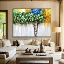Load image into Gallery viewer, Colorful Abstract Tree Art for Bohemian Living Room &amp; Creative Kids’ Space DKH176
