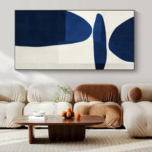 Load image into Gallery viewer, Bold - Blue Geometric Abstract Acrylic Art, Nice for Modern Corporate Lobby &amp; Stylish Home Bar LargeART1063
