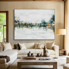 Load image into Gallery viewer, Hand - painted Oversized Vertical Color Fusion Abstract Acrylic Art for Modern Hallways LargeART0025
