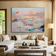 Load image into Gallery viewer, Pastel Abstract Landscape Painting On Canvas DKH410
