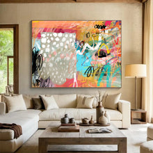 Load image into Gallery viewer, Color Explosion Abstract Art for Bohemian Studio &amp; Trendy Café DKH068
