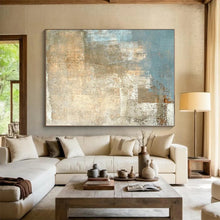 Load image into Gallery viewer, Softly Blended Neutral Tones Acrylic Art - Ideal for Scandinavian - inspired Nursery &amp; Minimalist Dining Room LargeART0568
