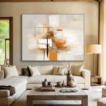 Load image into Gallery viewer, Neutral - Toned Abstract Acrylic for Minimalist Home &amp; Art Gallery LargeART0823
