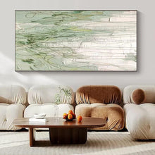 Load image into Gallery viewer, Large - Format Hand - painted Green Vine Whimsy Acrylic Art for Nature - Themed Sunrooms LargeART0206
