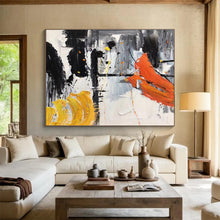 Load image into Gallery viewer, Bold Color - Splash Abstract Painting for Creative Studio &amp; Vibrant Restaurant DKH187
