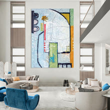 Load image into Gallery viewer, Abstract Traffic - Inspired Urban Art - Perfect for Industrial Loft &amp; Creative Studio LargeART2374
