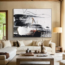 Load image into Gallery viewer, Black - Based Color - Clash Carnival Abstract Painting, Exploding Bar Atmosphere Walls &amp; Creative Studio Inspiration Walls LargeART0810
