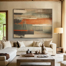 Load image into Gallery viewer, Custom Large - Scale Monochrome Subtle Abstract Art - Perfect for Minimalist Bedroom &amp; Serene Office Space LargeART0813
