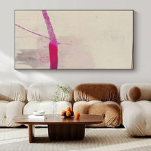 Load image into Gallery viewer, Subtle Pink Stroke Acrylic Art, Perfect for Bedroom &amp; Reading Nook LargeART1045
