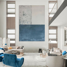 Load image into Gallery viewer, “Minimalist Color Blocks” – Simple Color - Blocked Oil Painting with Subtle Textures DTP085
