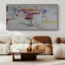 Load image into Gallery viewer, Colorful Abstract Chaos Painting - Perfect for Trendy Café &amp; Artistic Studio Loft LargeART1409
