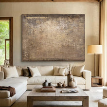 Load image into Gallery viewer, Neutral Textured Abstract - Timeless Living Room Art LargeART1520
