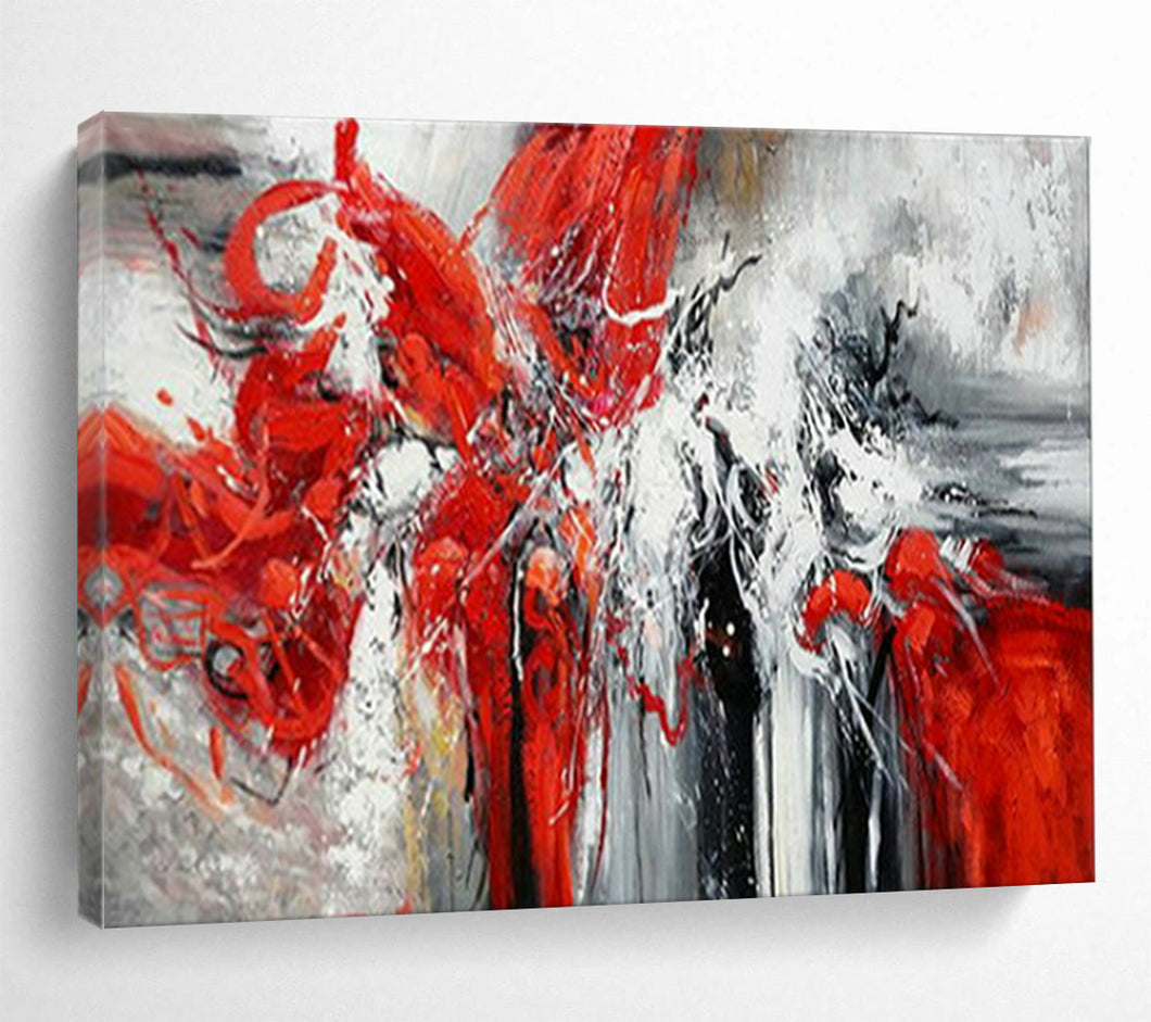 Custom Oversized Abstract Painting - Hand-Painted Acrylic Wall Art for Living Room