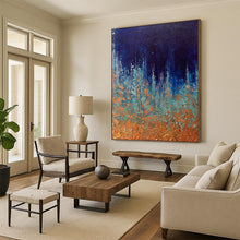 Load image into Gallery viewer, Hand-Painted Bespoke Abstract Canvas for Living Room &amp; Hotel Banquet Halls
