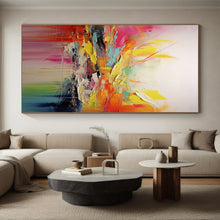 Load image into Gallery viewer, Vivid Color Explosion Abstract Art - Perfect for Creative Studio &amp; Trendy Bar Lounge LargeART0695
