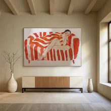 Load image into Gallery viewer, Stylized Figure Abstract Art for Bohemian Bedroom &amp; Feminine Boutique DKH087
