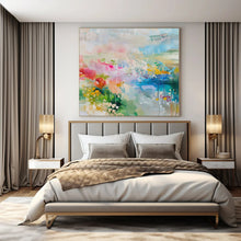 Load image into Gallery viewer, Dreamy Floral Abstract Canvas Painting, Great for Bohemian Nursery &amp; Garden - Themed Lounge LargeART1180
