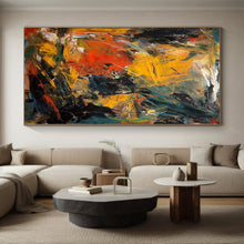 Load image into Gallery viewer, Grand Hand - painted Dynamic Color Abstract Chaos Acrylic Art for Art - Loving Game Rooms LargeART0240
