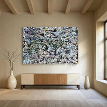 Load image into Gallery viewer, Multi - Color Splatter - Eclectic Living Room Art LargeART1590
