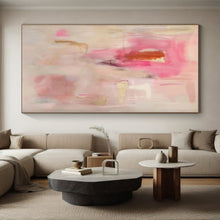 Load image into Gallery viewer, Oversized Pink - Toned Abstract Evolving Art for Art Studio &amp; Chic Boutique LargeART0441
