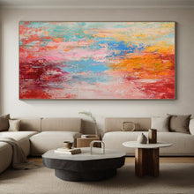 Load image into Gallery viewer, Hand - painted Generous - sized Color Explosion Abstract Acrylic Art for Artistic Studios LargeART0030
