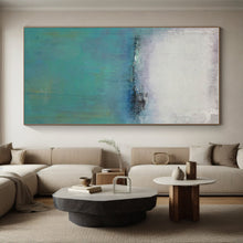 Load image into Gallery viewer, Muted Coastal Abstract Acrylic Art - Great for Scandinavian - inspired Bedroom &amp; Relaxing Spa LargeART0636
