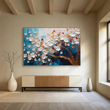 Load image into Gallery viewer, Textured Tree “Blossom Burst” Painting on Canvas, Dynamic Floral Art DKH888
