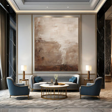 Load image into Gallery viewer, “Soft Neutral Abstract” - Subtle Textured Art on Canvas DKH1470
