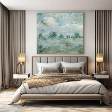 Load image into Gallery viewer, Blue &amp; Green Abstract Landscape Painting, Suited for Coastal Home &amp; Nature - Lover’s Office LargeART1439
