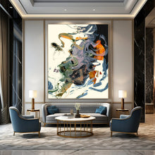 Load image into Gallery viewer, Vibrant Mixed - Color Abstract Art, Perfect for Contemporary Gallery &amp; Lively Lounge LargeART2312
