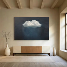 Load image into Gallery viewer, Simple Cloud Abstract - Serene Living Room or Bedroom Art LargeART1524
