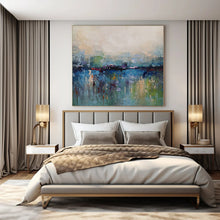 Load image into Gallery viewer, Colorful Abstract River Scene Abstract Canvas Painting, Perfect for Vibrant Home Office &amp; Art - Loving Living Room LargeART1120
