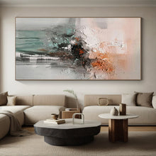 Load image into Gallery viewer, Textured Abstract Fusion Art for Modern Art Gallery &amp; Industrial - Chic Home LargeART0898
