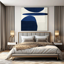 Load image into Gallery viewer, Bold - Blue Geometric Abstract Acrylic Art, Nice for Modern Corporate Lobby &amp; Stylish Home Bar LargeART1063
