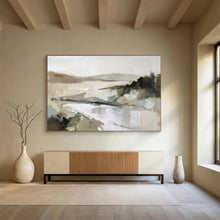 Load image into Gallery viewer, Abstract Landscape Painting for Rustic Cottage &amp; Nature - Inspired Office DKH238
