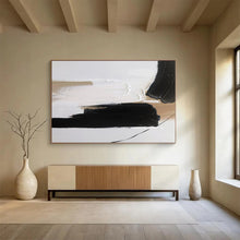 Load image into Gallery viewer, Minimalist Black &amp; White - Calm Living Room Art LargeART1563
