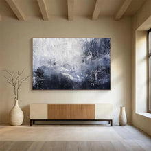 Load image into Gallery viewer, Hand - painted Gray Abstract Landscape Acrylic Art for Modern Gallery - Style Hallway Decor LargeART1671
