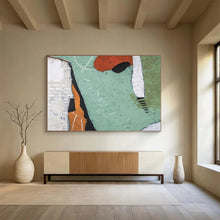 Load image into Gallery viewer, Earthy - Toned Abstract Painting on Canvas: Organic - Shaped Abstraction DKH576
