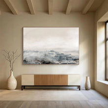 Load image into Gallery viewer, Misty Gray Abstract Landscape Abstract acrylic painting DLZ136
