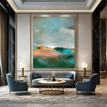 Load image into Gallery viewer, Dreamy Color - Blended Abstract Landscape, Suited for Artistic Bedroom &amp; Nature - Inspired Office LargeART2011
