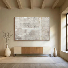 Load image into Gallery viewer, Textured Neutral Abstract Painting for Minimalist Office &amp; Calm Waiting Room DKH234
