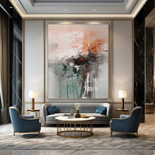 Load image into Gallery viewer, “Textured Abstract with Earth Tones” - Mixed - Media Abstract Art on Canvas DKH1564
