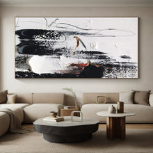 Load image into Gallery viewer, Black - Based Color - Clash Carnival Abstract Painting, Exploding Bar Atmosphere Walls &amp; Creative Studio Inspiration Walls LargeART0810
