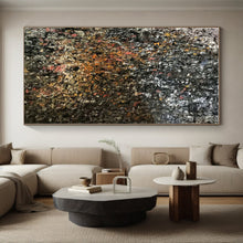 Load image into Gallery viewer, Large - Scale Dark Colorful Abstract Art for Game Room &amp; Urban Bar LargeART0462
