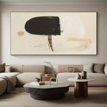Load image into Gallery viewer, Oversized Earth - Tone Abstract Acrylic for Cozy Reading Nook LargeART0275
