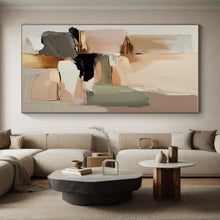Load image into Gallery viewer, Large Soft Color Block Abstract - Great for Bohemian Bedroom &amp; Wellness Studio LargeART0736
